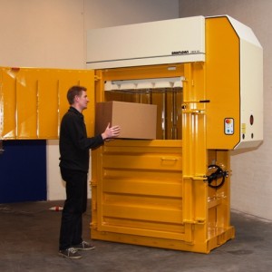 Bramidan X50 Vertical Baler supplied by Kenburn